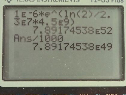 OpenStax College Physics, Chapter 31, Problem 66 (PE) calculator screenshot 1
