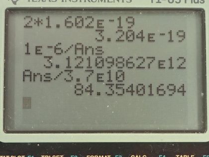 OpenStax College Physics, Chapter 31, Problem 68 (PE) calculator screenshot 1