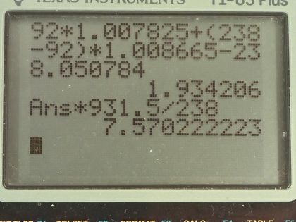 OpenStax College Physics, Chapter 31, Problem 72 (PE) calculator screenshot 2