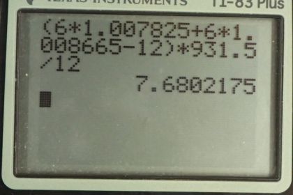 OpenStax College Physics, Chapter 31, Problem 73 (PE) calculator screenshot 1