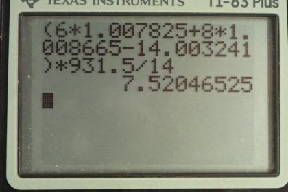OpenStax College Physics, Chapter 31, Problem 73 (PE) calculator screenshot 2