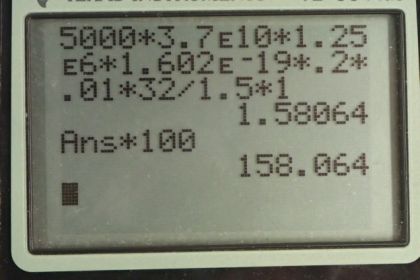 OpenStax College Physics, Chapter 32, Problem 19 (PE) calculator screenshot 1