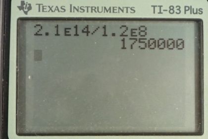 OpenStax College Physics, Chapter 32, Problem 33 (PE) calculator screenshot 4