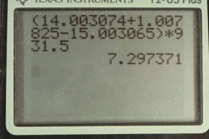 OpenStax College Physics, Chapter 32, Problem 37 (PE) calculator screenshot 3