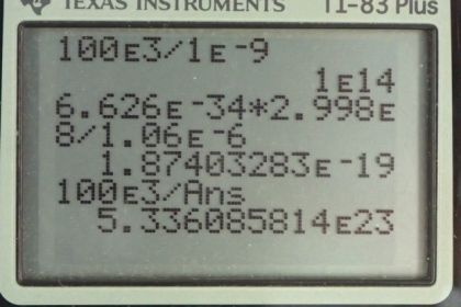OpenStax College Physics, Chapter 32, Problem 39 (PE) calculator screenshot 1