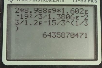 OpenStax College Physics, Chapter 32, Problem 41 (PE) calculator screenshot 1