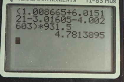 OpenStax College Physics, Chapter 32, Problem 53 (PE) calculator screenshot 1