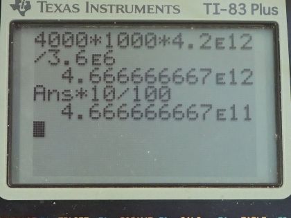 OpenStax College Physics, Chapter 32, Problem 54 (PE) calculator screenshot 1
