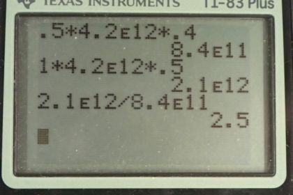 OpenStax College Physics, Chapter 32, Problem 55 (PE) calculator screenshot 1