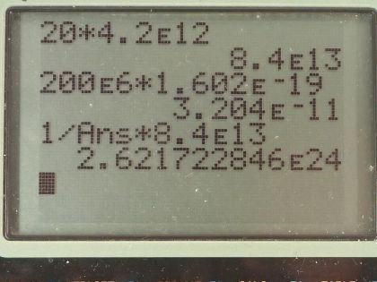 OpenStax College Physics, Chapter 32, Problem 56 (PE) calculator screenshot 1