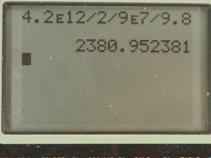 OpenStax College Physics, Chapter 32, Problem 58 (PE) calculator screenshot 1