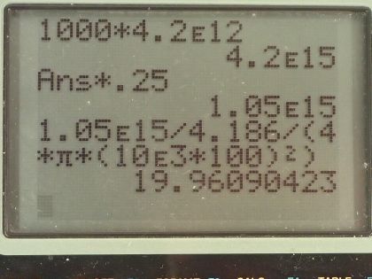 OpenStax College Physics, Chapter 32, Problem 60 (PE) calculator screenshot 1