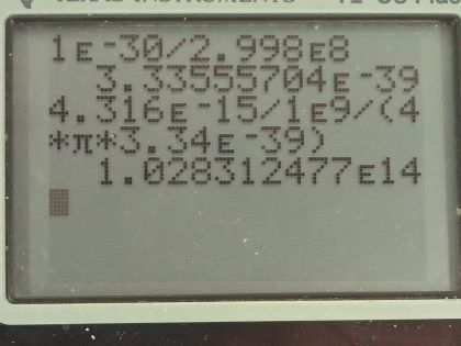 OpenStax College Physics, Chapter 33, Problem 2 (PE) calculator screenshot 1