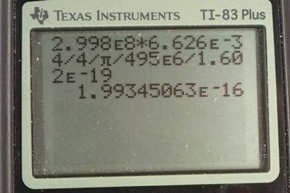 OpenStax College Physics, Chapter 33, Problem 3 (PE) calculator screenshot 1