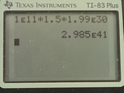 OpenStax College Physics, Chapter 34, Problem 2 (PE) calculator screenshot 1