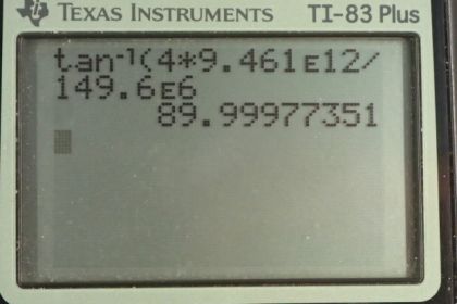 OpenStax College Physics, Chapter 34, Problem 19 (PE) calculator screenshot 1