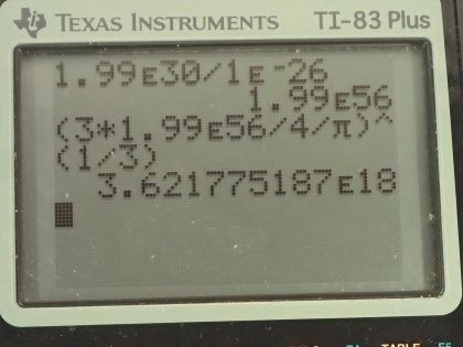 OpenStax College Physics, Chapter 34, Problem 30 (PE) calculator screenshot 1