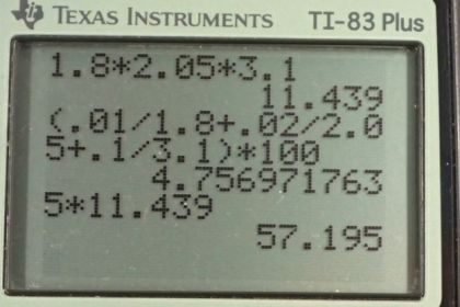 OpenStax College Physics, Chapter 1, Problem 25 (PE) calculator screenshot 1