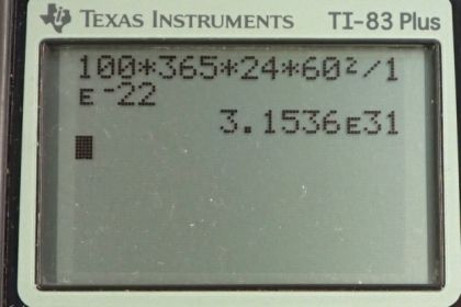 OpenStax College Physics, Chapter 1, Problem 31 (PE) calculator screenshot 1