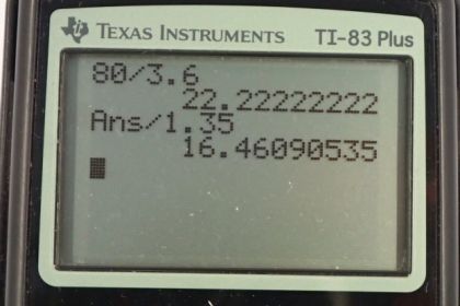 OpenStax College Physics, Chapter 2, Problem 23 (PE) calculator screenshot 1