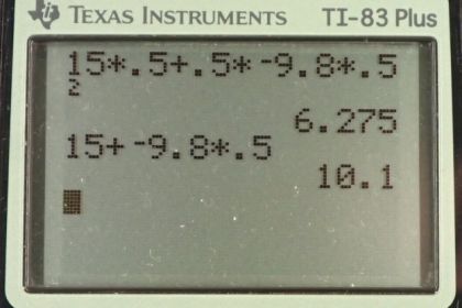 OpenStax College Physics, Chapter 2, Problem 41 (PE) calculator screenshot 1