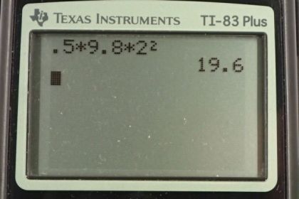 OpenStax College Physics, Chapter 2, Problem 55 (PE) calculator screenshot 1