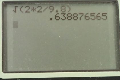OpenStax College Physics, Chapter 3, Problem 6 (AP) calculator screenshot 1