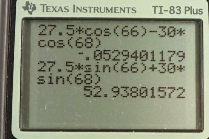 OpenStax College Physics, Chapter 3, Problem 9 (PE) calculator screenshot 1