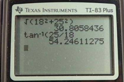 OpenStax College Physics, Chapter 3, Problem 19 (PE) calculator screenshot 1