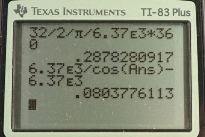 OpenStax College Physics, Chapter 3, Problem 33 (PE) calculator screenshot 2