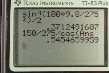 OpenStax College Physics, Chapter 3, Problem 39 (PE) calculator screenshot 1