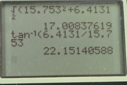OpenStax College Physics, Chapter 3, Problem 56 (PE) calculator screenshot 2