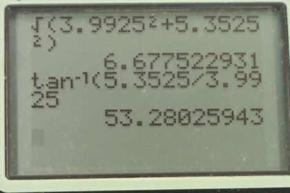 OpenStax College Physics, Chapter 3, Problem 62 (PE) calculator screenshot 2