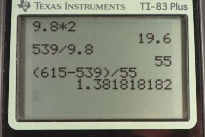 OpenStax College Physics, Chapter 4, Problem 11 (AP) calculator screenshot 1
