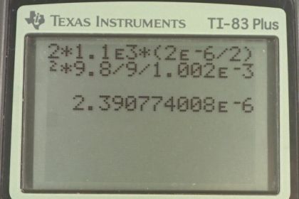 OpenStax College Physics, Chapter 5, Problem 27 (PE) calculator screenshot 1
