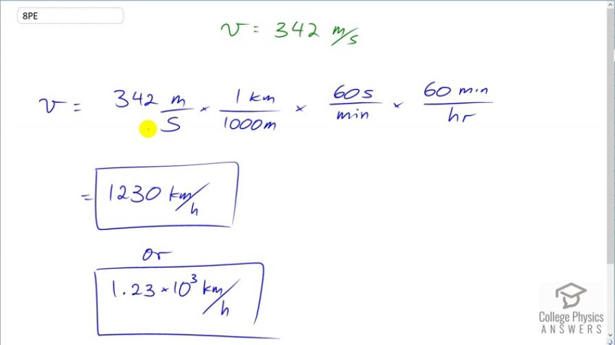 OpenStax College Physics, Chapter 1, Problem 8 (PE) video thumbnail