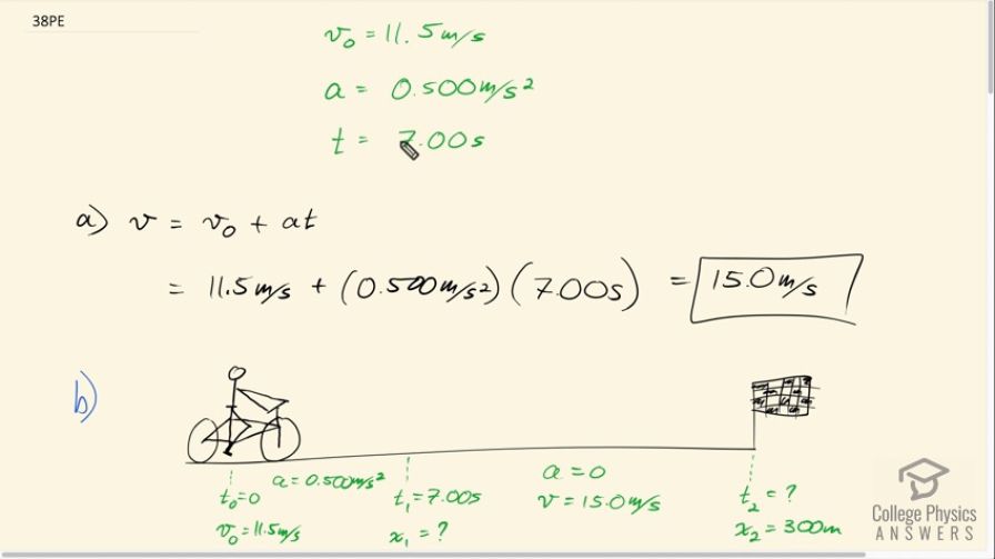 OpenStax College Physics, Chapter 2, Problem 38 (PE) video thumbnail