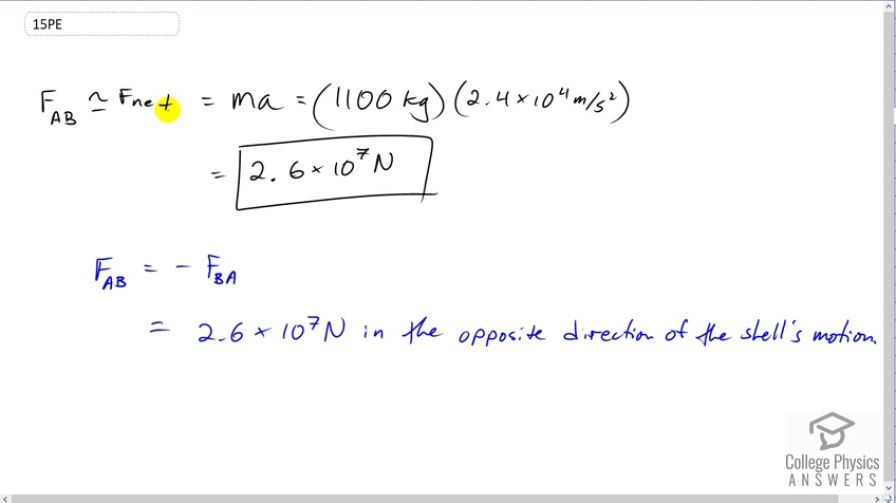 OpenStax College Physics, Chapter 4, Problem 15 (PE) video thumbnail