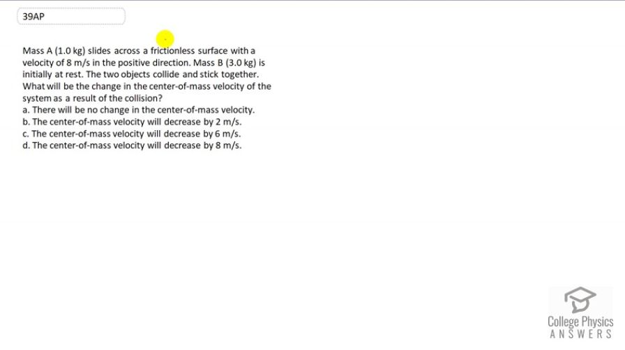 OpenStax College Physics, Chapter 8, Problem 39 (AP) video thumbnail