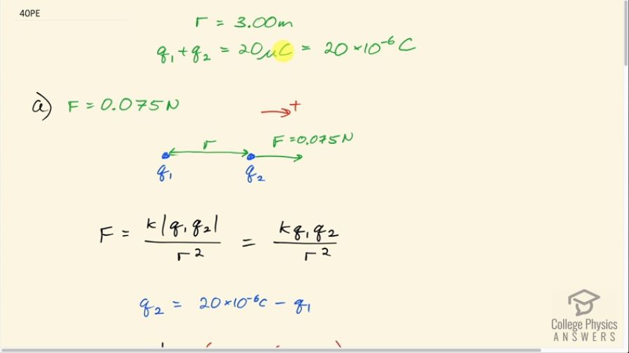 OpenStax College Physics, Chapter 18, Problem 26 (PE) video thumbnail