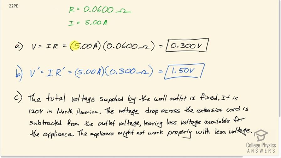 OpenStax College Physics, Chapter 20, Problem 22 (PE) video thumbnail