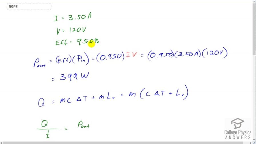 OpenStax College Physics, Chapter 20, Problem 59 (PE) video thumbnail