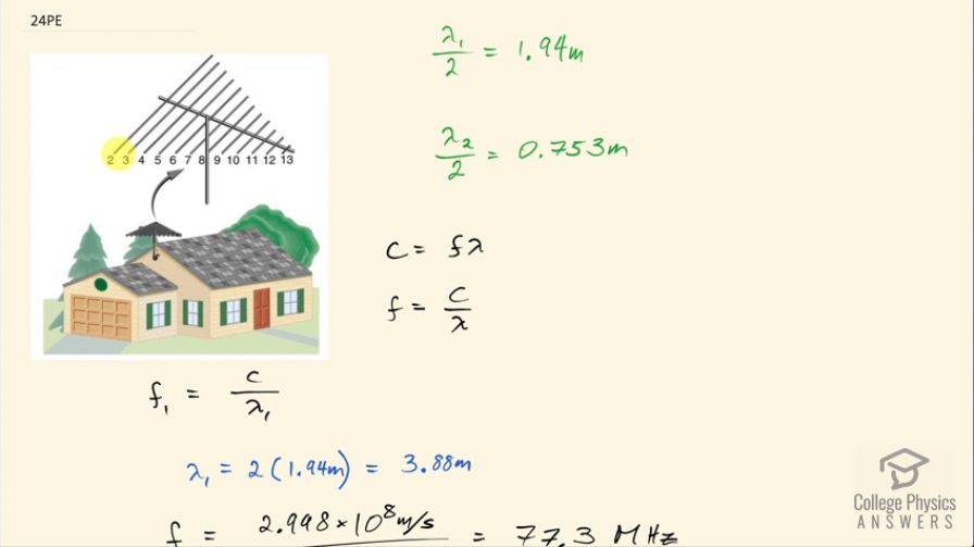 OpenStax College Physics, Chapter 24, Problem 24 (PE) video thumbnail
