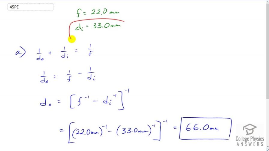 OpenStax College Physics, Chapter 25, Problem 45 (PE) video thumbnail