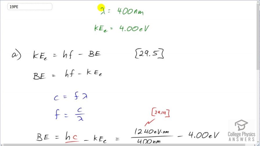 OpenStax College Physics, Chapter 29, Problem 19 (PE) video thumbnail