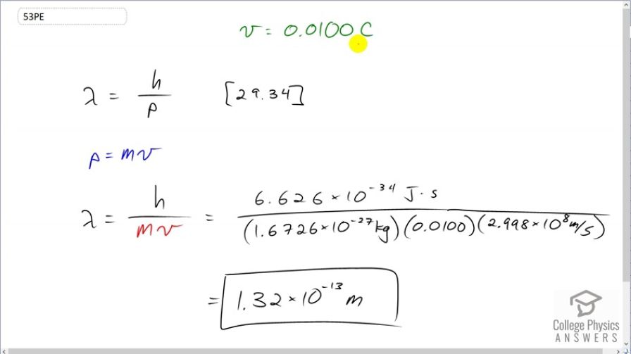 OpenStax College Physics, Chapter 29, Problem 53 (PE) video thumbnail