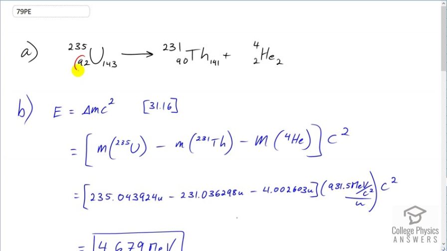 OpenStax College Physics, Chapter 31, Problem 79 (PE) video thumbnail