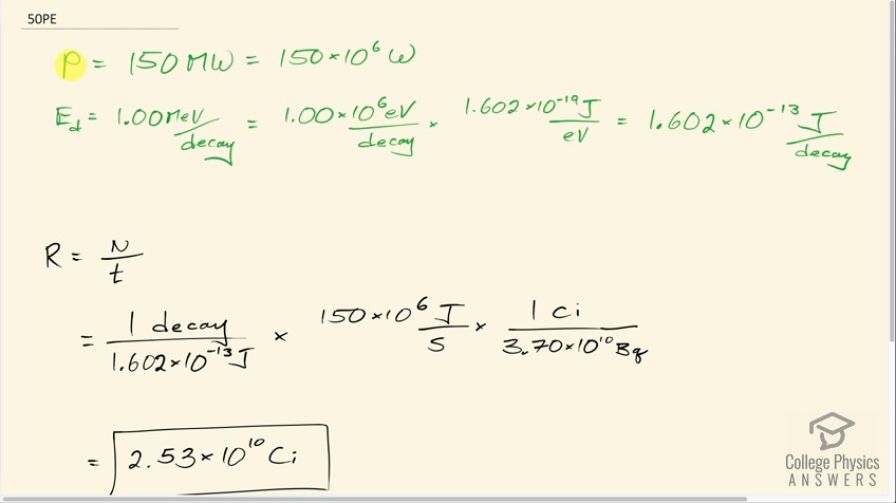 OpenStax College Physics, Chapter 32, Problem 50 (PE) video thumbnail