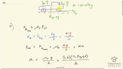 OpenStax College Physics Answers, Chapter 5, Problem 5 video poster image.