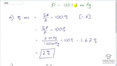 OpenStax College Physics Answers, Chapter 1, Problem 20 video poster image.